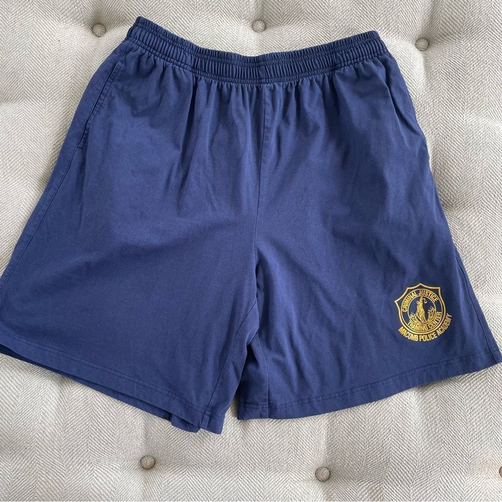 Macomb Police Academy Criminal Justice Training Center Pull On Shorts Blue M L